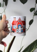 Kubek Muminki, Muminek i czerwony domek, 330ml