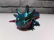 Uśmiechnięty Aksolotl, Zabawka, Figurka 3D, Ruchomy wydruk 3D