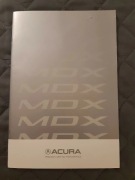 2017 Acura MDX Prospekt ANGIELSKI USA 40 stron