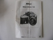 Nikon Nikkor 50 mm f/1,8
