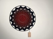 Mandala na ścianę na szydełku o średnicy 50cm.