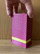 Deck Box 60+ Dragon Skin (PETG 0.20mm) burgund-cytryna