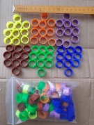 Znaczniki dla ptaków 14mm 60szt 