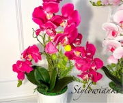 Storczyk silikonowy sztuczny wieczny kwiat prezent na Dzień Matki