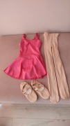 Strój do baletu, różowy, rozm. 122