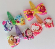 Zestaw do włosów komplet spinki spineczki różne bajki Masza Pony Psi Patrol