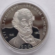 20 Dollars Liberia Srebro  999 Srebrna moneta