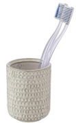 Wenko kubek na szczoteczki ceramiczny pergole cream
