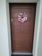 Solidne drzwi drewniane od stolarza zewnętrzne