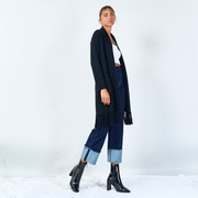 RAY&CO, Czarny damski kardigan boho