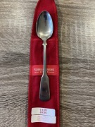 Srebrna łyżeczka Robbe & Berking 925 – Spaten – etui