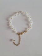 Bransoletka handmade perłowe koraliki delikatna na co dzień