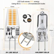 ŻARÓWKI  LED ACDC HALOGENOWE G4 12V 30W 10szt