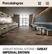 Płytki gresowe Imprerial Brown Porcelaingres