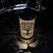 Lampion solarny LED znicz latarnia akumulator 1200 mAh znicze "Drzewo 