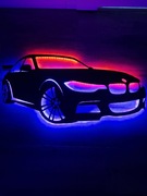 Ogromny Kinkiet LED BMW PLAFON Oświetlenie RGB MIX pilot Radiowy