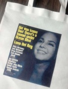 Torebka torba tote bag materiał non woven lana del rey 