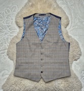 Kamizelka garniturowa S wypada kratkę Burton Menswear London 