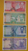 Gambia 5 10 25 50 Dalasis 1996 P 16 17 18 19 UNC zestaw