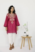 Nowa tunika indyjska kurti kameez bawełna fiolet h