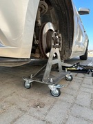 2x Kobyłki samochodowe Wózki Stojaki Na kółkach przykręcane WYSYŁKA 24h