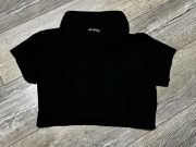 Bolerko z kołnierzykiem i kieszonkami 