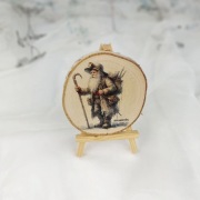 Plaster drewna pod kubek - zawieszka - Skarbnik