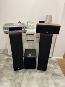 Zestaw kina domowego 5.1 JBL Northridge + Denon AVR-1706 – mocny bas