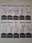 Zakładki malowanki do ksiazek dla dzieci 