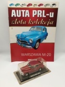 Model WARSZAWA M20 M-20 1:43 DeAgostini Kultowe Złota Kolekcja PRL KAP Nowy