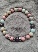 Bransoletka damska z naturalnych kamieni 