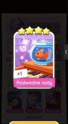 Monopoly Go Podwodne nuty karta naklejka set 15 4*