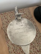 Dzban kryształ srebro Mistrzostwa Niemiec 1908r Theodor Gunther z Berliny 