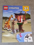 Lego instrukcja do LEGO CREATOR 31116
