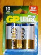 Baterie alkaliczne 1,5V GP Ultra Plus D/LR20 (2 sztuki)