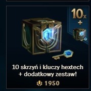 10 chest + klucz pakiet league of legends gift