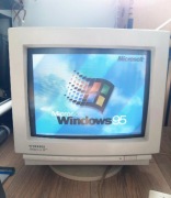 Monitor CRT Hyundai 14 plus - Idealny do Retro Gaming / Komputera Vintage!