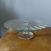 Patera na nóżce, tortownica Cora, Huta Szkła Ząbkowice, Eryka Trzewik-Drost