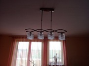 Lampa sufitowa z kinkietami ściennymi (komplet)