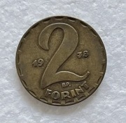 Moneta WĘGRY 2 FORINTY 1978
