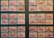 DEUTSCHES REICH Mi 115 * - kasowany - RÓŻNE ODCIENIE - 1920 rok