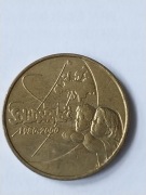 SOLIDARNOŚĆ 1980-2000 moneta 2 zł  z 2000 roku