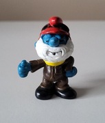 Schleich smerf smurf papa smerf lotnik figurka unikat model wycofany z 1984