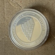 Moneta 1 uncji trojańskiej (około 31,1 g SREBRNA MENNICA 1 UNCJA TROJAŃSKA