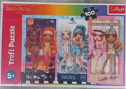 Puzzle trefl 100 elementów Rainbow High