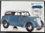 Niemcy  kartka ze znaczkiem 