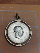 Dukat Franciszek Józef imitacja wisiorek stylizowany