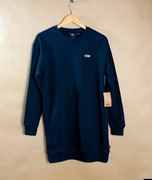 Vans Nowa Damska Bluza Sukienka Czarna Bawełniana Oversize R. XS