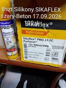 OKAZJA 250zł 1 DZIEŃ!!! Silikony SIKAFLEX Koloru szary beton 
