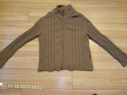 Piękny sweter męski, zapinany, wełniany m-ki Hugo Boss